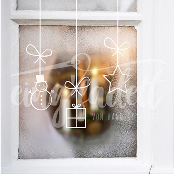 Plotterdatei 'Weihnachtsdeko Fenster'